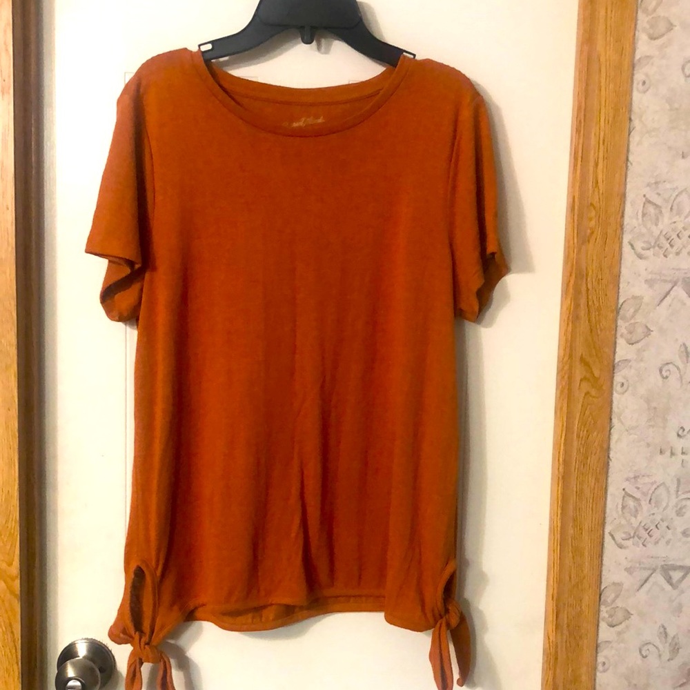 Rust color shirt